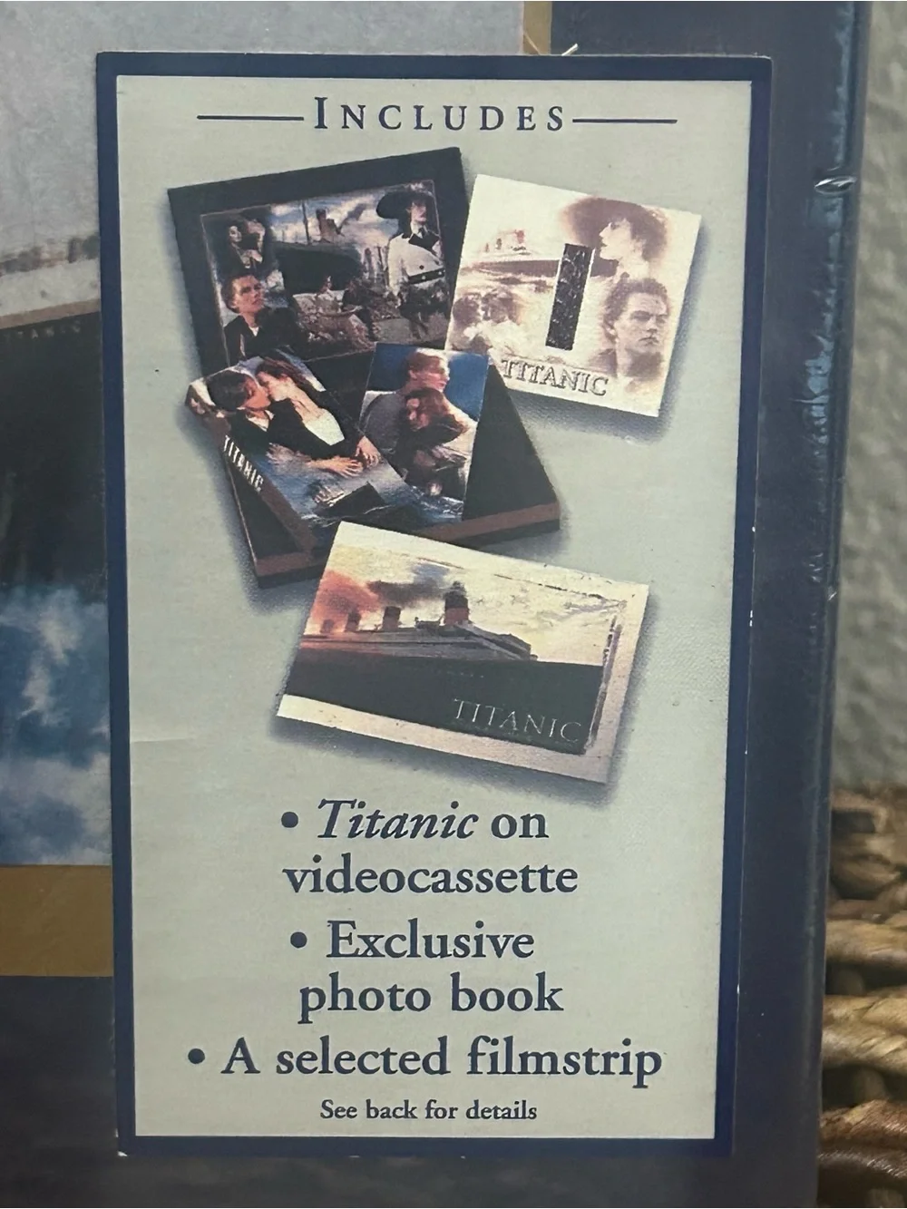 Titanic Movie VHS Sealed NOS Collectors Edition Boxed Set